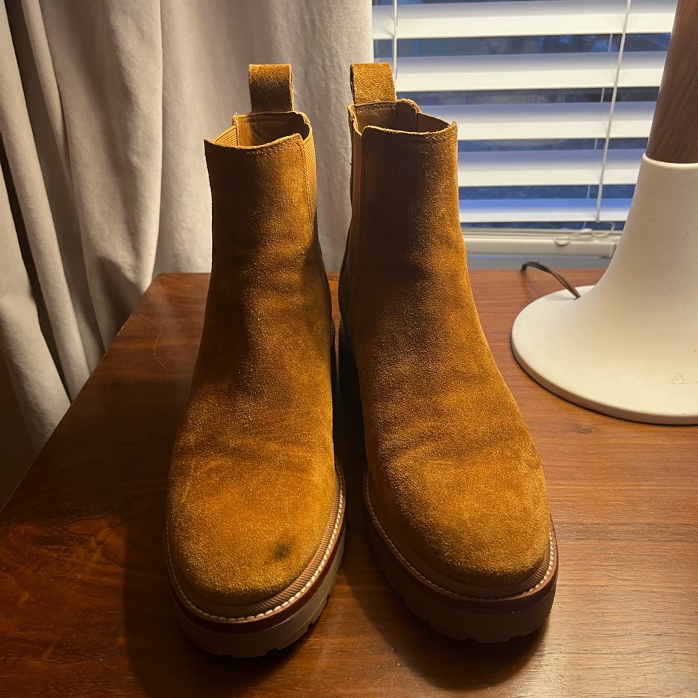 Tory Burch Tan Ankle Boots